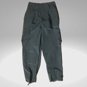 ZARA green navy cargo pants.